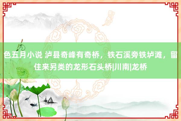 色五月小说 泸县奇峰有奇桥，铁石溪旁铁垆滩，留住来另类的龙形石头桥|川南|龙桥